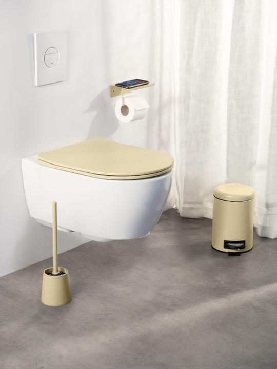 Produktbild Wenko Treteimer Leman beige matt (3 l)