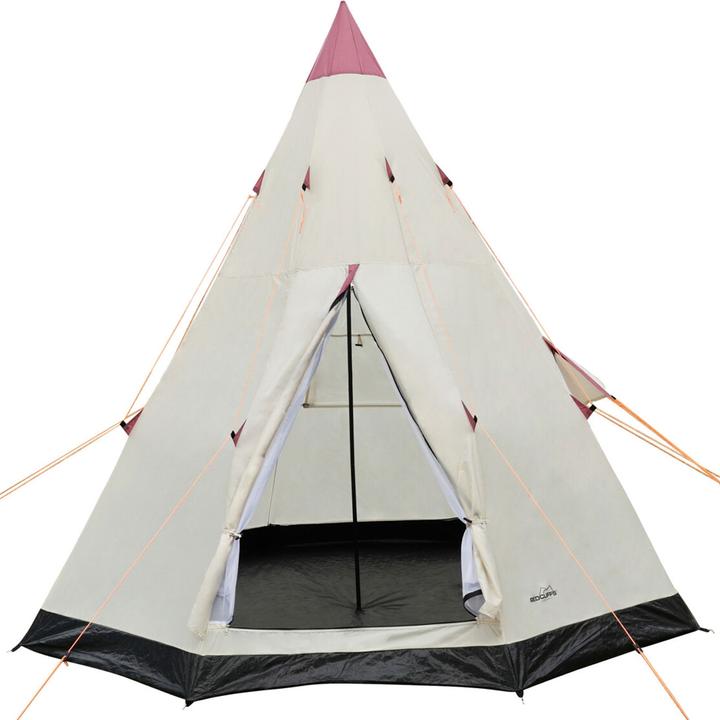 Produktbild Casativo Set aus 3-Personen Tipi-Zelt, Ø 2,5m und Reise-Insektennetz (170 x 220 cm) (2.80 kg, 3 Personen)
