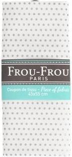 Produktbild Frou-Frou Stoff, Erbse, silber