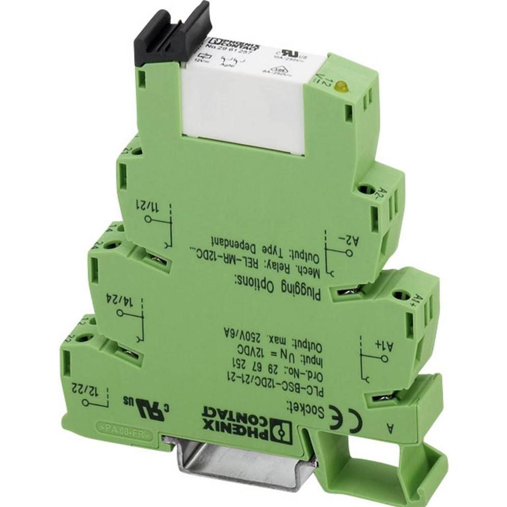 Phoenix Contact Interfacerelais 24V 2-Wechsler, Relais