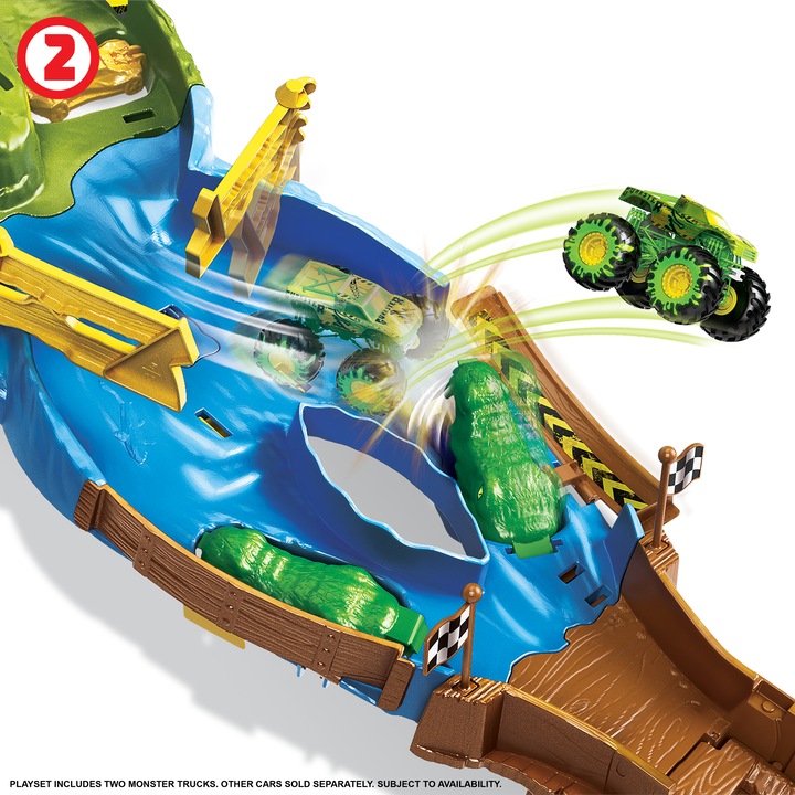 Produktbild Hot Wheels Monster Trucks Wettkampf Rennstrecke