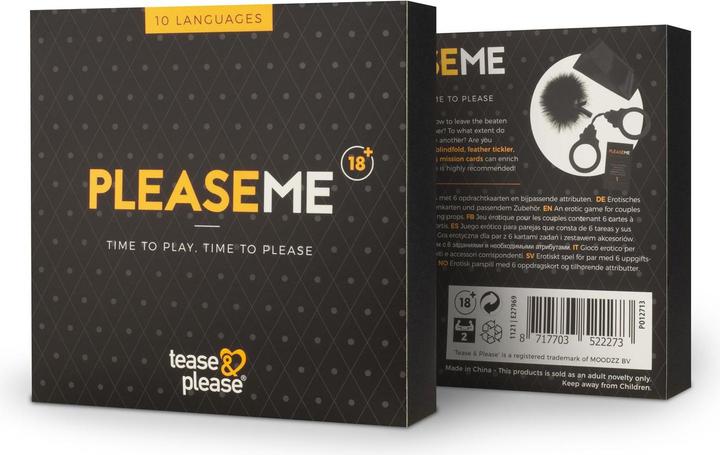 Produktbild tease & please Pleaseme (Kartenspiel, Deutsch, Französisch, Italienisch, Englisch)