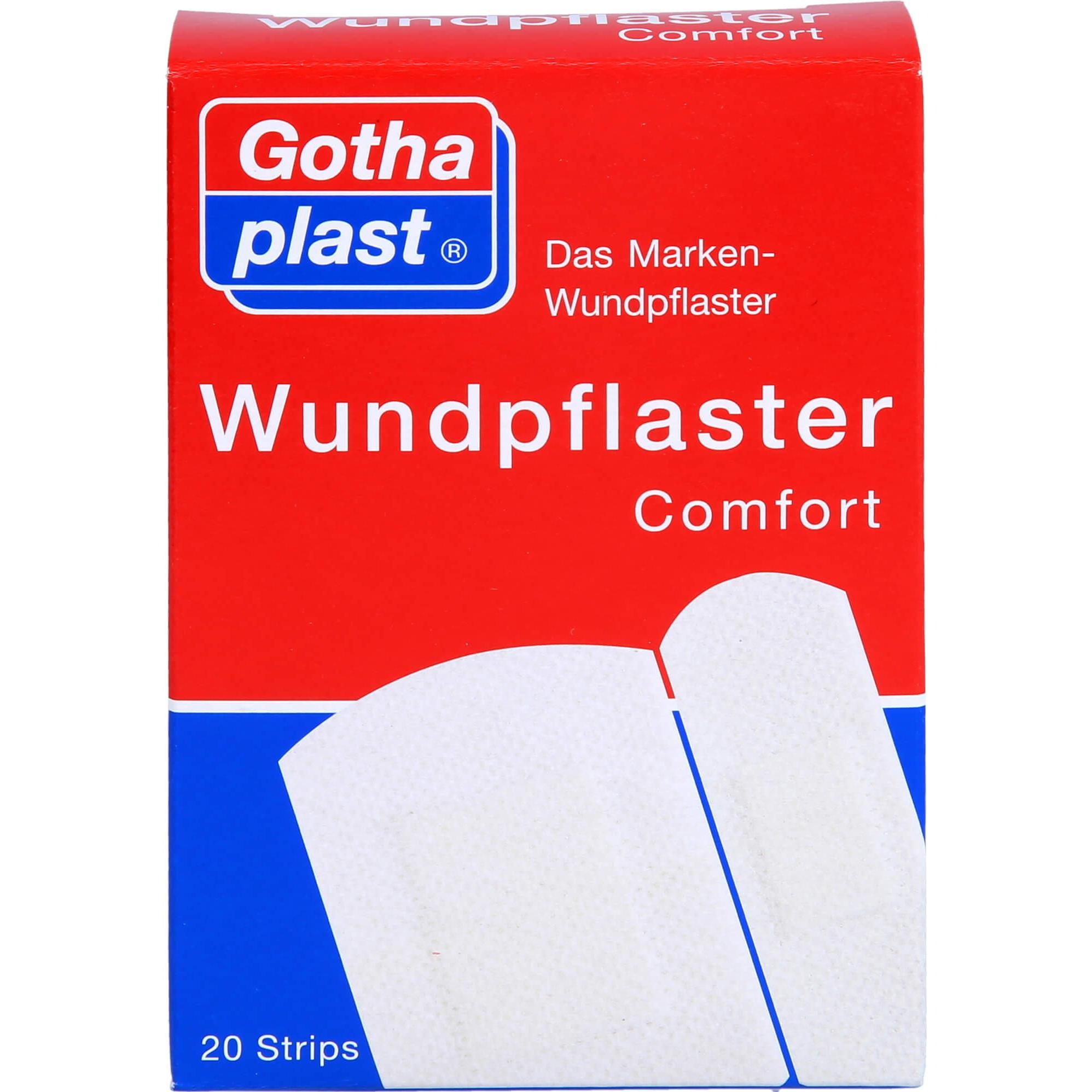 Gothaplast, Pflaster, Wundpflaster Comfort Strips in 2 Grössen, 20 St PFL (20 x)