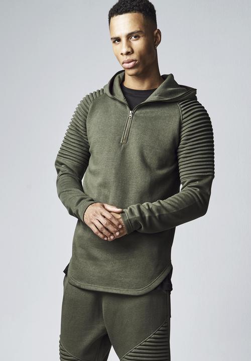 Image du produit Urban Classics Sweatshirt à capuche Urban Classic pleat leeve terry (S)