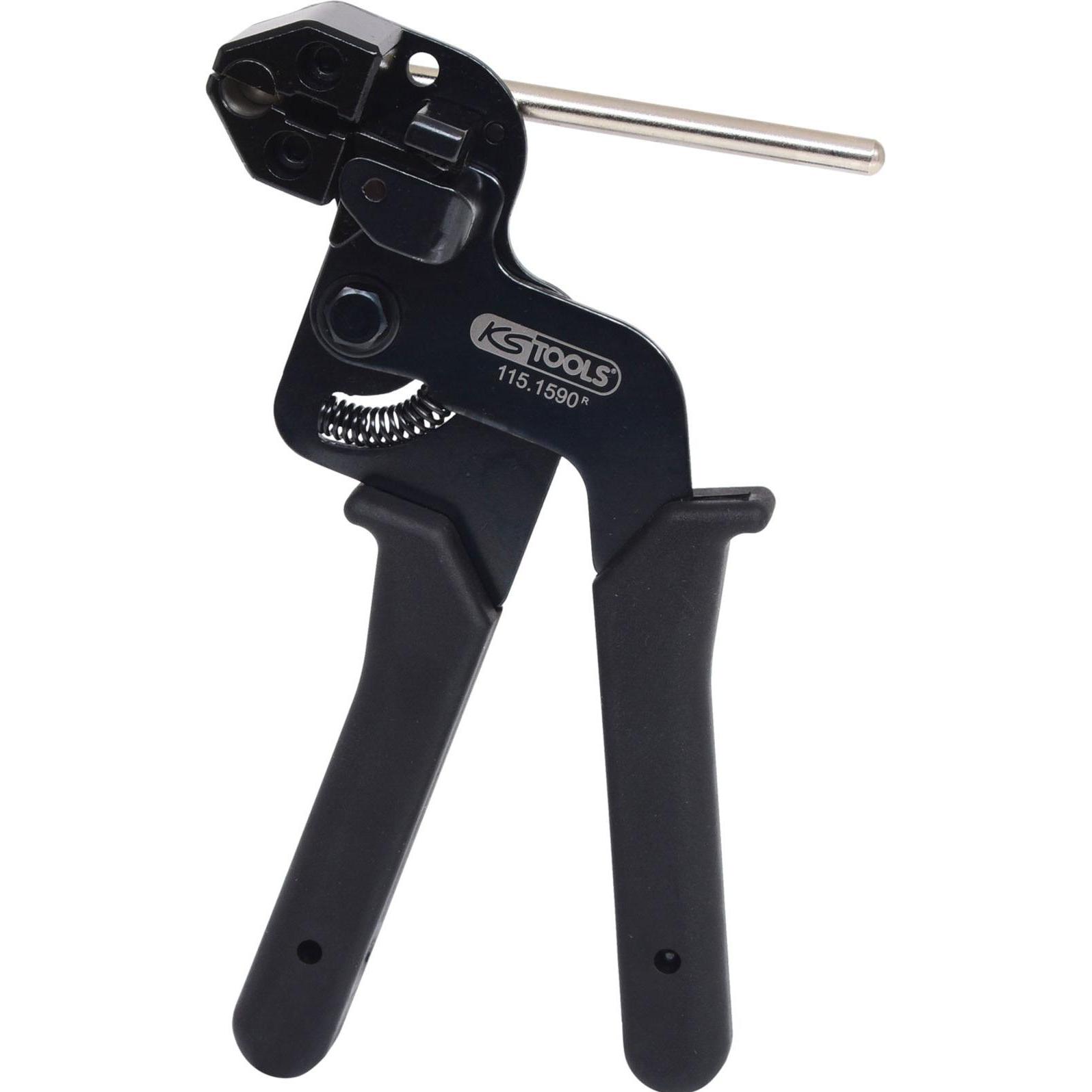 KS Tools, Zange, Spannzange für EDELSTAHL Kabelbinder mit Kugelverschluss (210 mm)