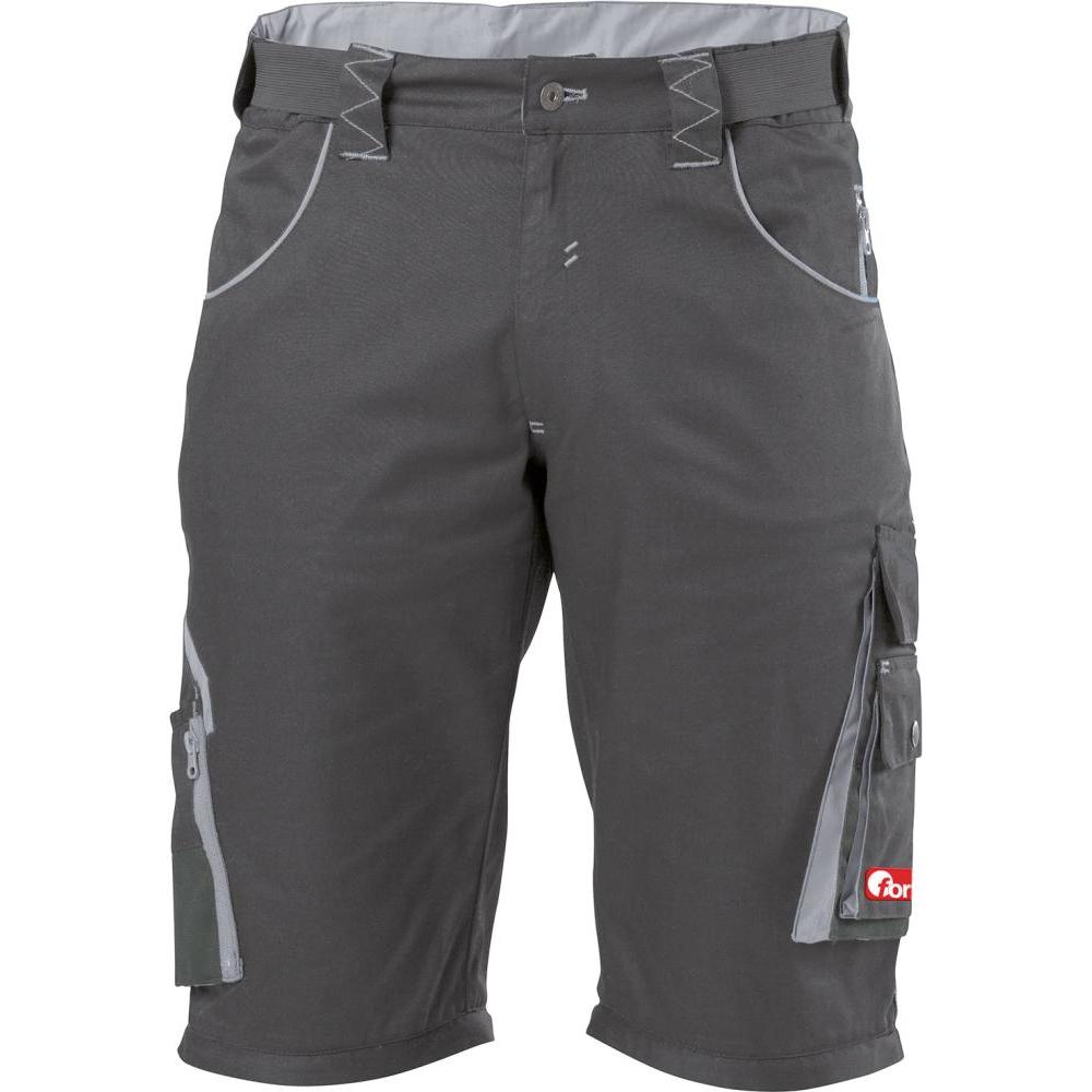 Magni, Arbeitshose, Format 4317784764780 – Fortis Herren Bermuda 24. darkgrey/lightgrey. Gr. 56 (56)