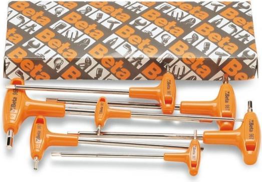 Actual product image BETA Hexagon socket spanner set 96T/S11 with cross handle 2.0-10 mm 11-piece