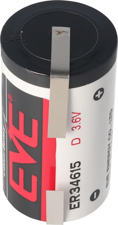 Produktbild Eve Batterie Batterie ER34615 D S, ER34615DSEVE, mit Lötfahnen in U-Form (1 Stk., D, 19000 mAh)