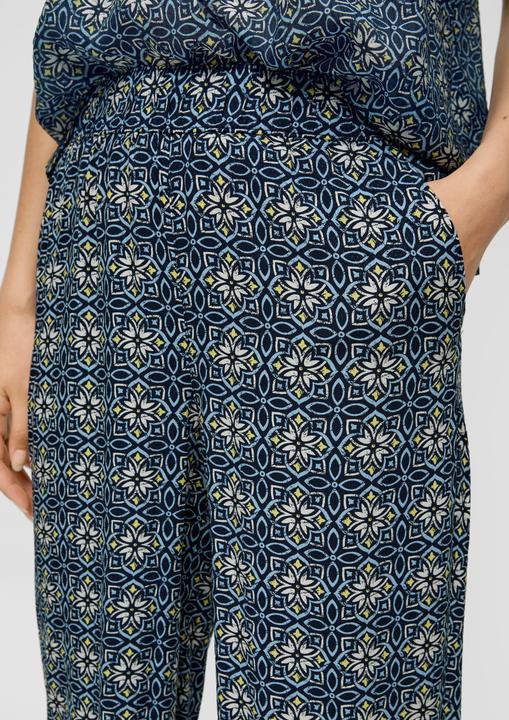 Immagine prodotto S.Oliver Hose Culotte aus Viskose mit Elastikbund und Musterstruktur (34)