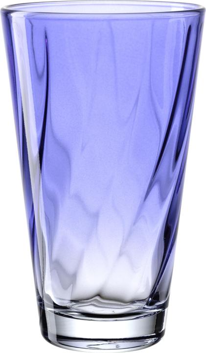 Produktbild Leonardo Trinkglas Twist 300 ml, 4 Stück, Blau, Glas (0.30 l, 4 x)