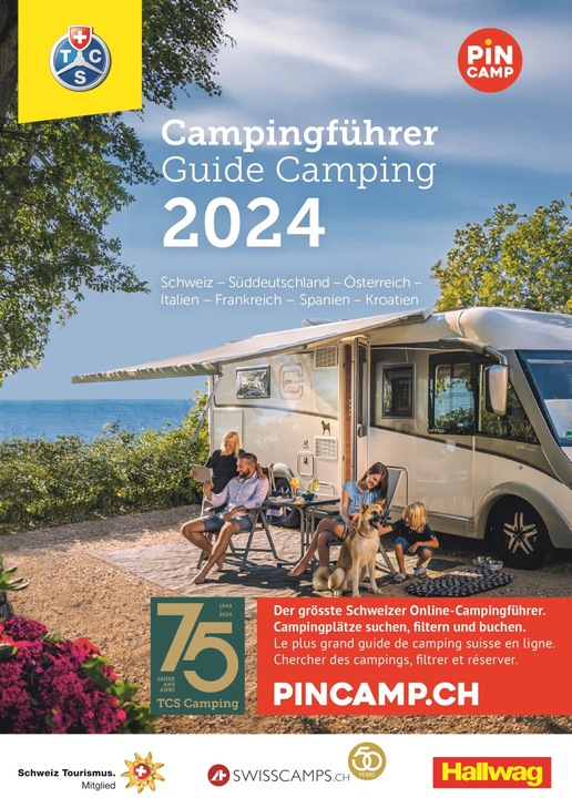 Produktbild Schweiz - Europa 2024, Campingführer TCS (Deutsch, Französisch, Collectif, 2024)
