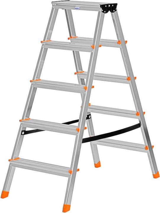 Immagine prodotto Krause 120410 Scala pieghevole in alluminio (Gradino pieghevole, 115 cm)