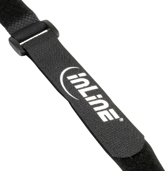 Actual product image InLine Klettschlaufen Set (Velcro cable ties, 300 mm, 10 pcs.)