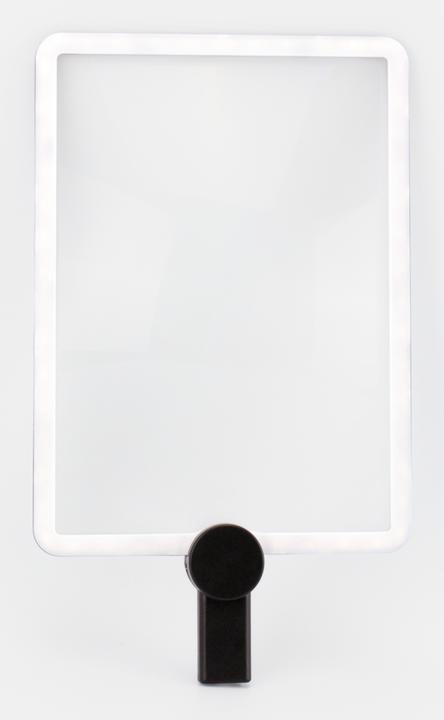 Actual product image RealPower LED-Lupe HL-1,rechteckige LED-Leselupe zum umhänge