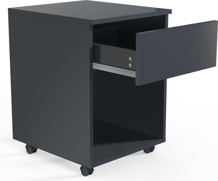 Image du produit VCM Caisson roulant Caisson d'appoint Caisson de bureau Roulettes Dasola 1 tiroir (39 x 45 x 55 cm)