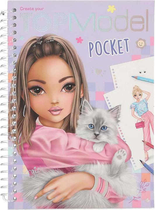 Top Model DEPESCHE TOPModel Malbuch Pocket mit Stickerbogen