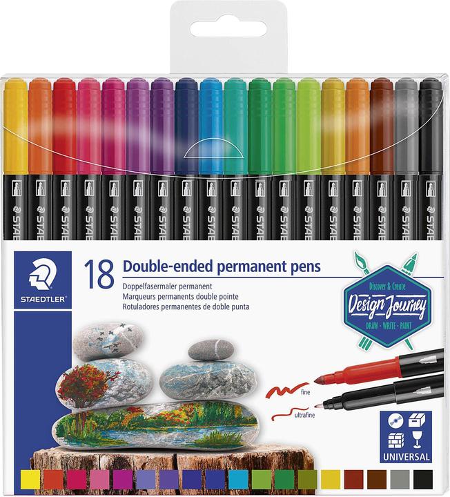 Staedtler Fibre pens (18 x)