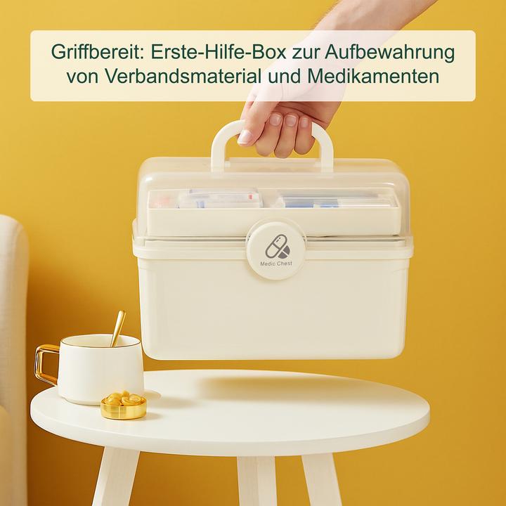 Produktbild Relaxdays Hausapotheke zum Ausklappen
