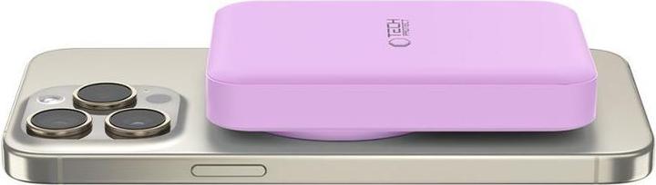 Actual product image Tech-Protect LifeMag MagSafe PB11 10000mAh Power Bank - Pink (10000 mAh, 15 W)