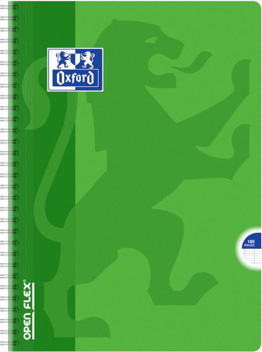 Actual product image Oxford Exercise book "Openflex", DIN A4, seyŠs, double spiral (A4, Special ruling)