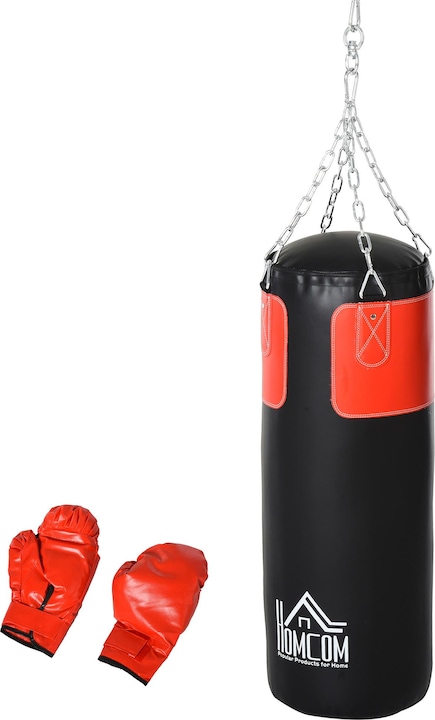 Actual product image Homcom Punching bag with boxing gloves (30 cm, 16 kg)