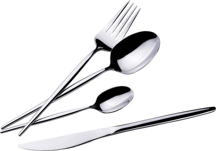 BerlingerHaus Haus 24 teiliges Besteck-Set schmal Anthracite Collection (24 pz., Set di posate)