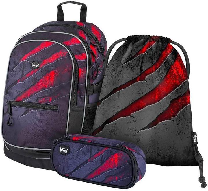 Produktbild Baagl Schulrucksack Set 3 Teilig Volcano 3 (25 l)