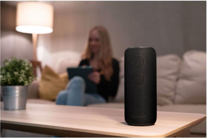Actual product image Sencor SIRIUSAXI B Bluetooth speaker, power 30 W, LED, TWS