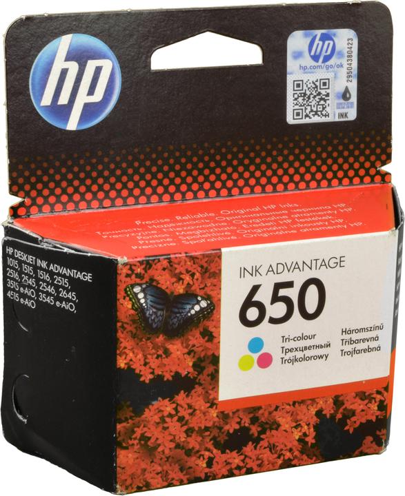 Produktbild HP 650 - Farbe (Cyan, Magenta, Gelb) - Original (C, M, Y)