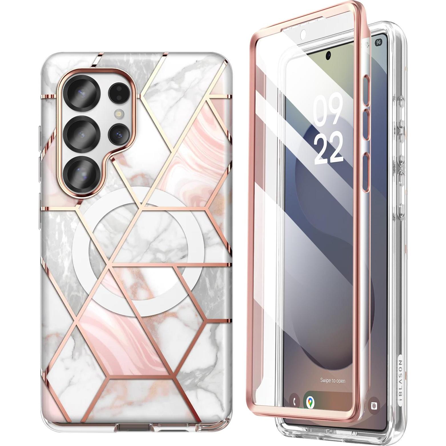 Thumbnail - Supcase Marmor Kollektion Cosmo (Samsung Galaxy S25 Ultra), Smartphone Hülle, Mehrfarbig