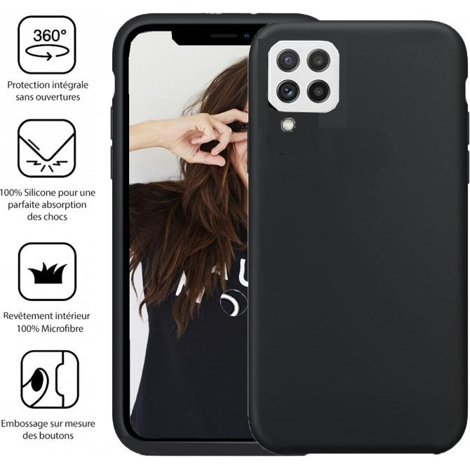 Thumbnail - Jaym Premium Silikonhülle, Schwarz Series (Xiaomi 12T, Xiaomi 12T Pro), Smartphone Hülle, Schwarz