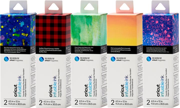 Productafbeelding Cricut Strijkfolie Joy Infusible Ink 2 stuks, Geel/Roze