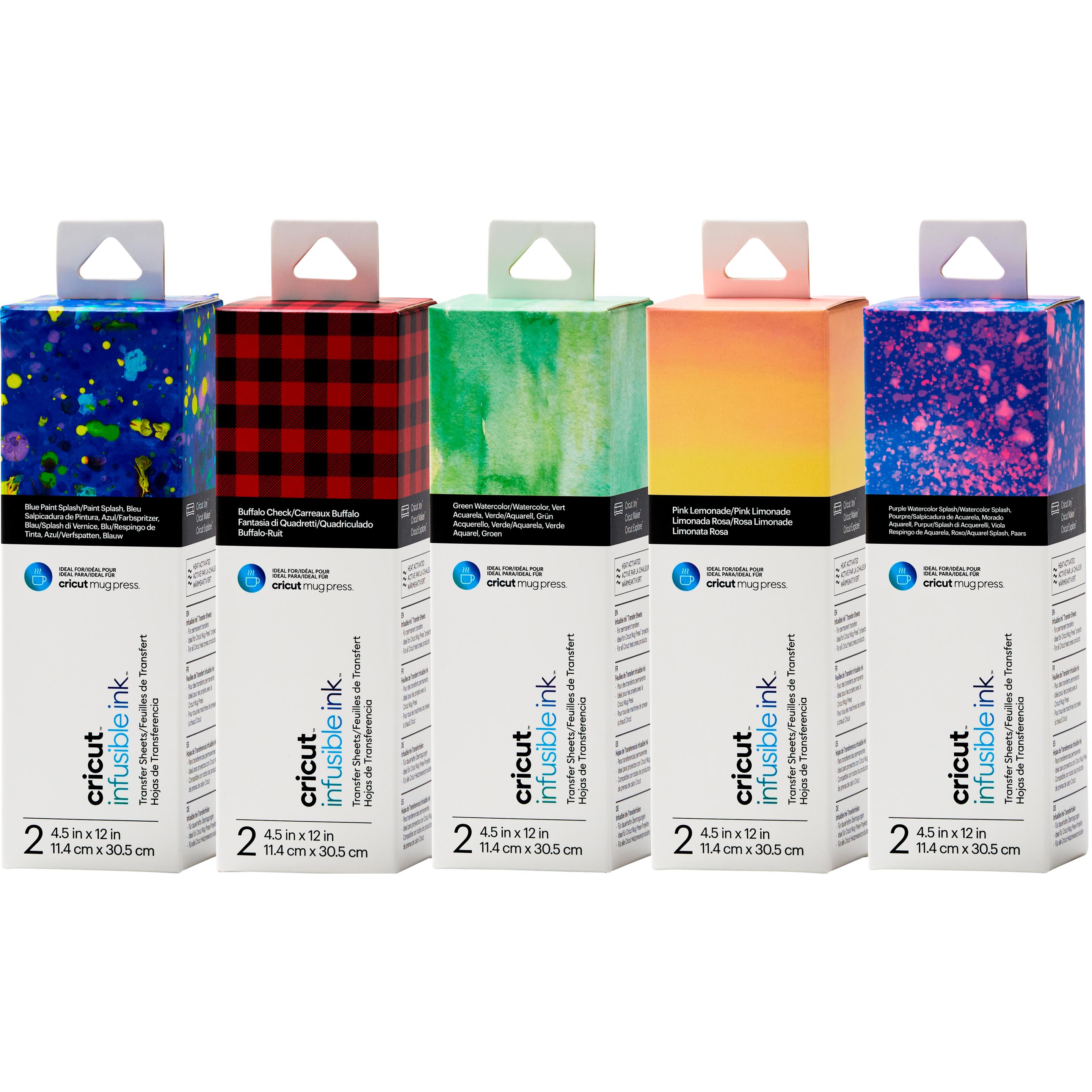 Thumbnail - Cricut Aufbügelfolie Joy Infusible Ink 2 Stück, Grün gemustert