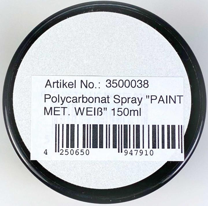 Produktbild Absima polycarbonat spray "paintz" metallic weiss 150ml