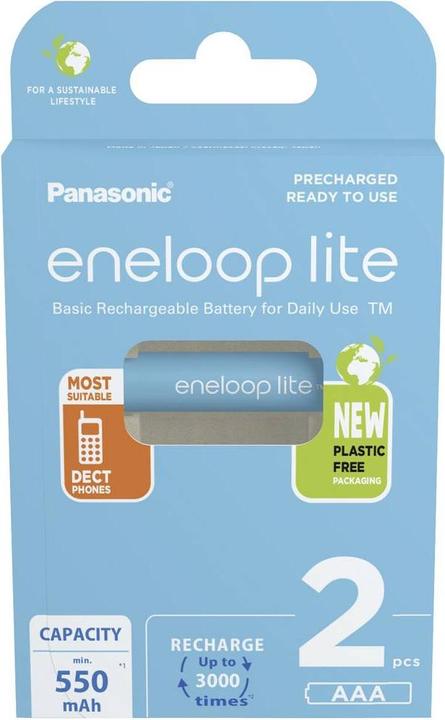 Productafbeelding Hückmann Batterij (2 Pcs., AAA, 550 mAh)