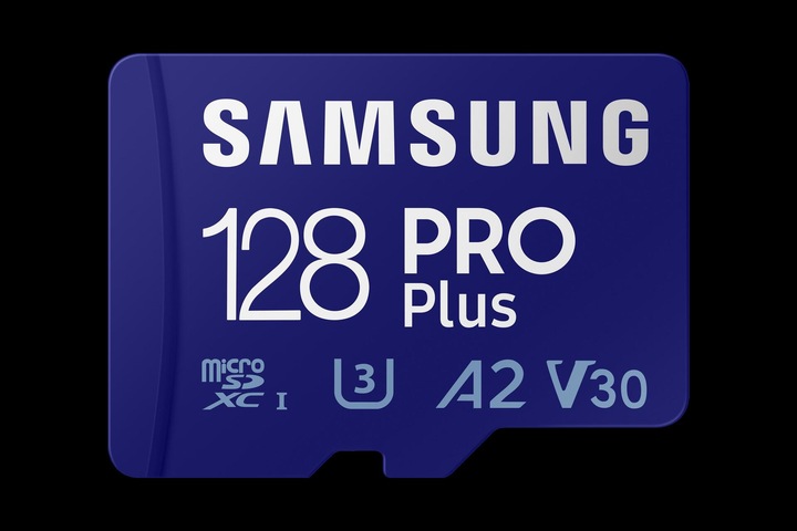 Actual product image Samsung SD MicroSD Card SDXC PRO Plus Reader (128 GB, microSDXC, U3, UHS-I)