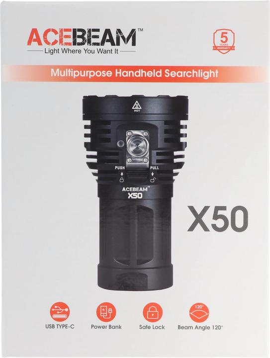 Immagine prodotto AceBeam X50 (13.50 cm, 40000 lm)