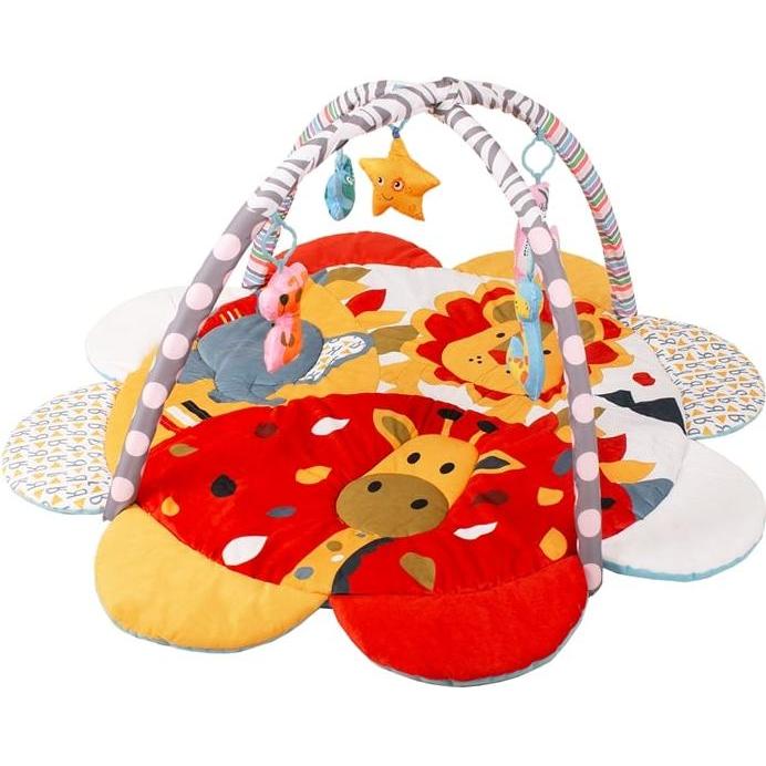 Babytrold, Krabbeldecke + Spielbogen, Happy Space Blomst