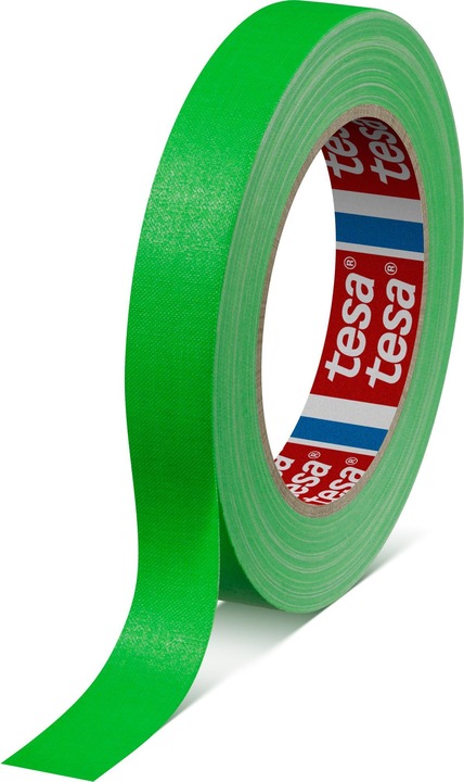 Produktbild tesa Gewebeband Neon-Gruen 25m:19mm (19 mm)