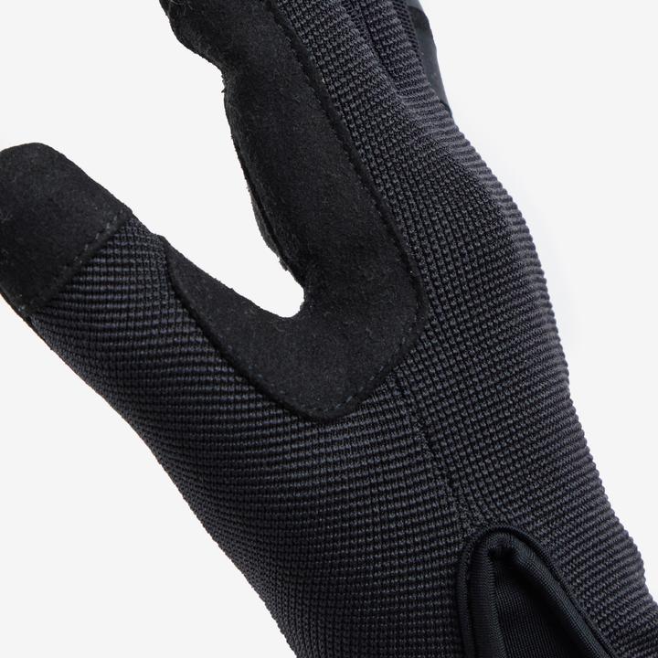 Actual product image Rockrider Kids cycling gloves long summer 8-14 years - black (10, 9)