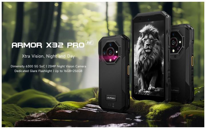 Produktbild Ulefone Armor X32 Pro EU (256 GB, Future black, 5.65", Dual SIM, 5G)