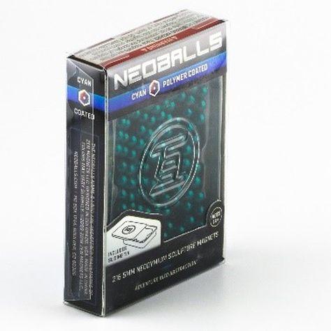 Actual product image Neoballs Sphere Magnets Cyan