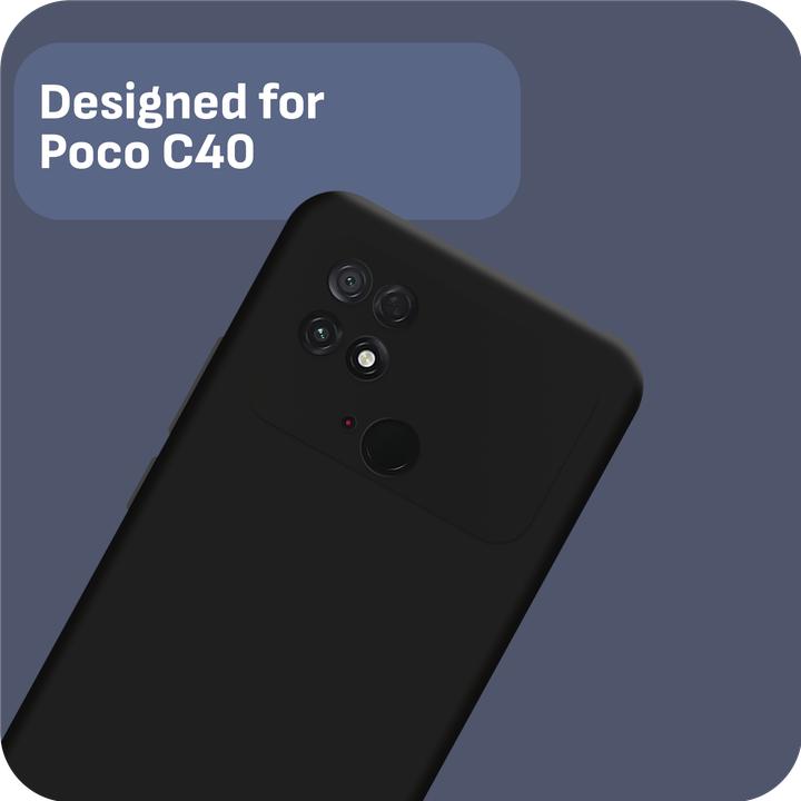 Produktbild Cazy Silikon Hülle Kompatibel mit Poco C40 - Soft TPU Schutz - (Xiaomi Poco C40)