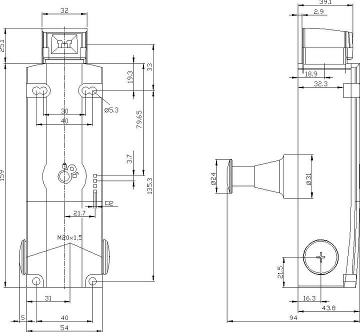 Produktbild Siemens Magnetschalter,Ausg.freig.,24VDC