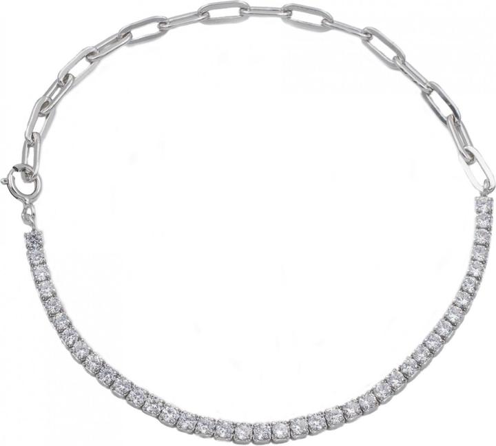 Immagine prodotto Passion Bracciale In Argento Rodiato - Zirconi - 19 cm (19 cm, Materiale esatto, MAT BIJOU)