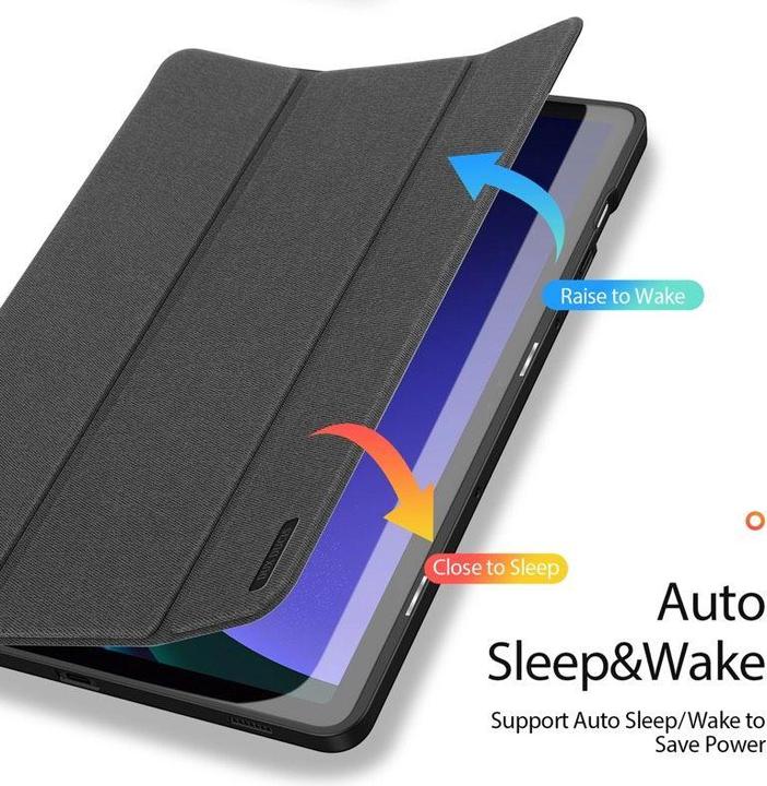 Produktbild Samsung Galaxy Tab S10FE Plus - Ducis Domo Series, aufstellbares Flip-Etui, Schwarz (Samsung Galaxy Tab S10 FE+)