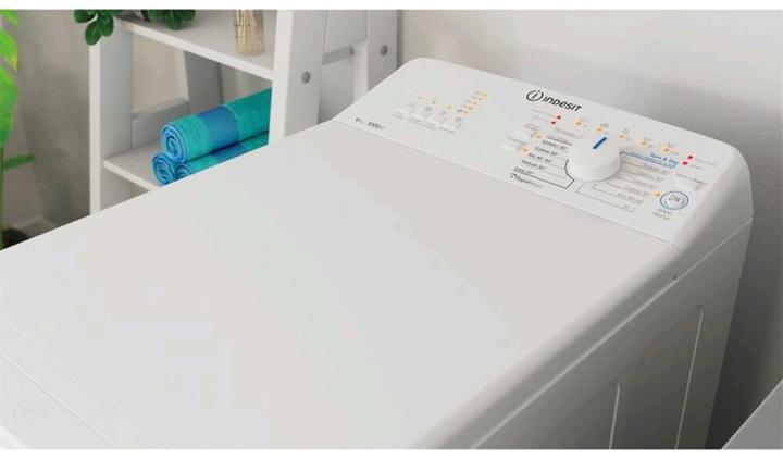 Actual product image Indesit BTW L60400 EN Top loading washing machine 6 kg 1000 rpm C White (6 kg, Downwards)
