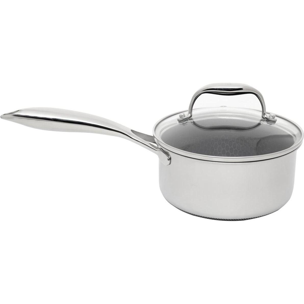 Kohersen Rondel z pokrywką Black Cube 16cm, Pfanne + Kochtopf, Silber