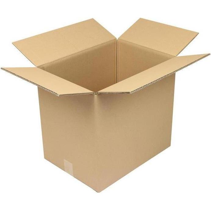 Transpak, Cartone + Scatola di spedizione, Cartone pieghevole a 2 pareti dimensioni 430x310x390mm A3 qualità 2.3BC marrone marrone (20x)