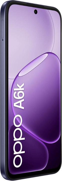 Actual product image OPPO A6k 256GB Schwarz (256 GB, Black, Black, Crystal Black, 6.75", Dual SIM, 4G)
